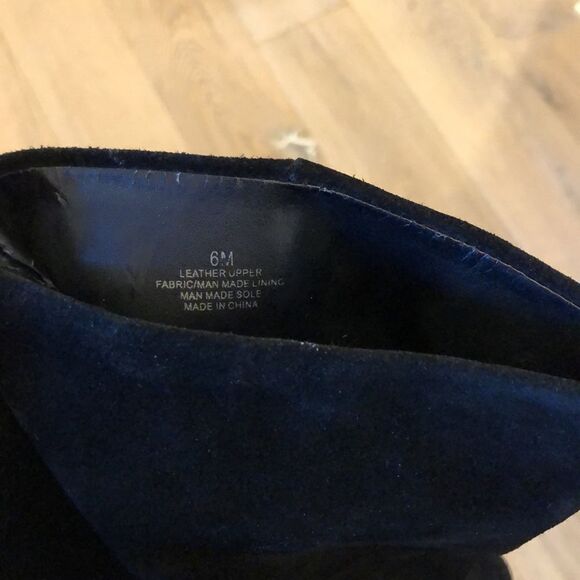 Alex Marie Women’s Half-Calf Black Suede Wedge Boot (6M) - Picture 5 of 5